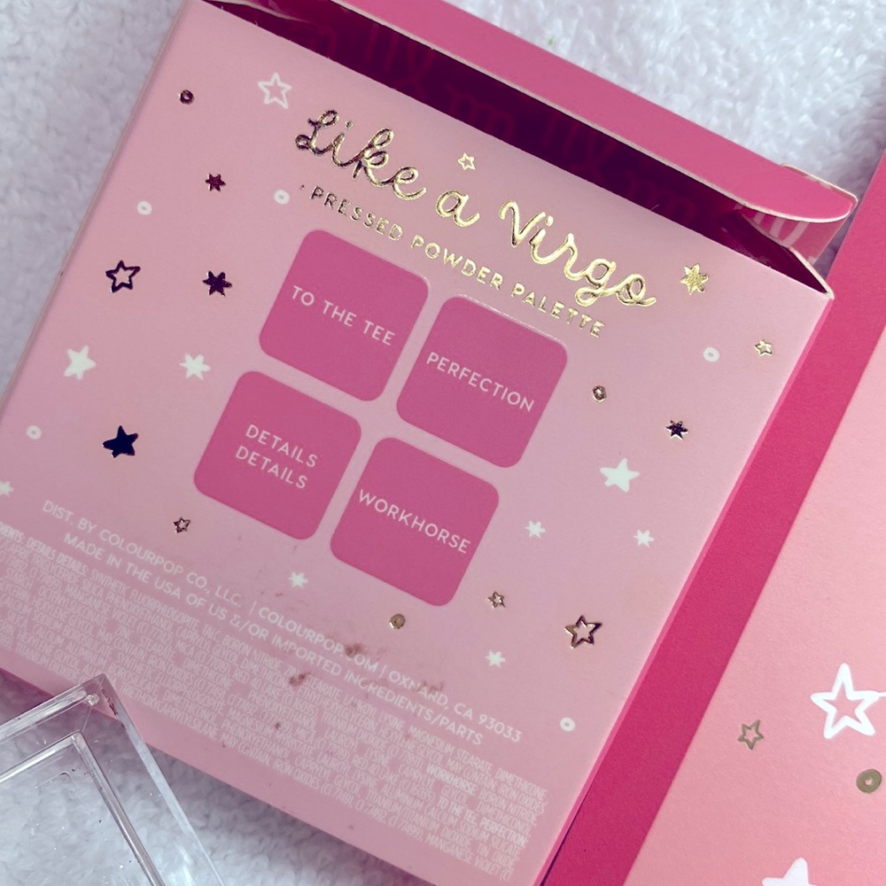 COLOURPOP The Fixer & Like A Virgo EYESHADOW QUAD PALETTE LUX LIP GLOSS BNIB NEW - Picture 5 of 6